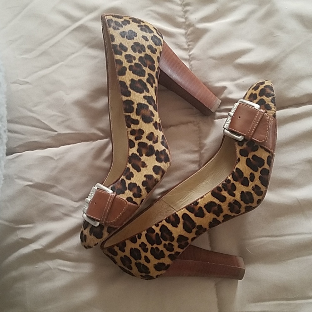 Leopard print Michael Kors heels - Picture 4 of 7